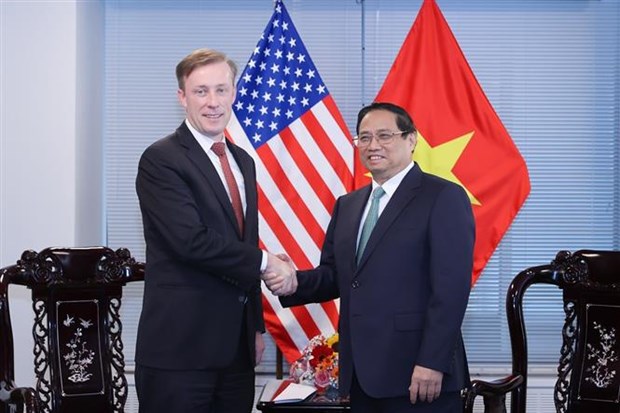 Le Premier ministre Pham Minh Chinh rencontre le conseiller américain à la sécurité nationale Jake Sullivan