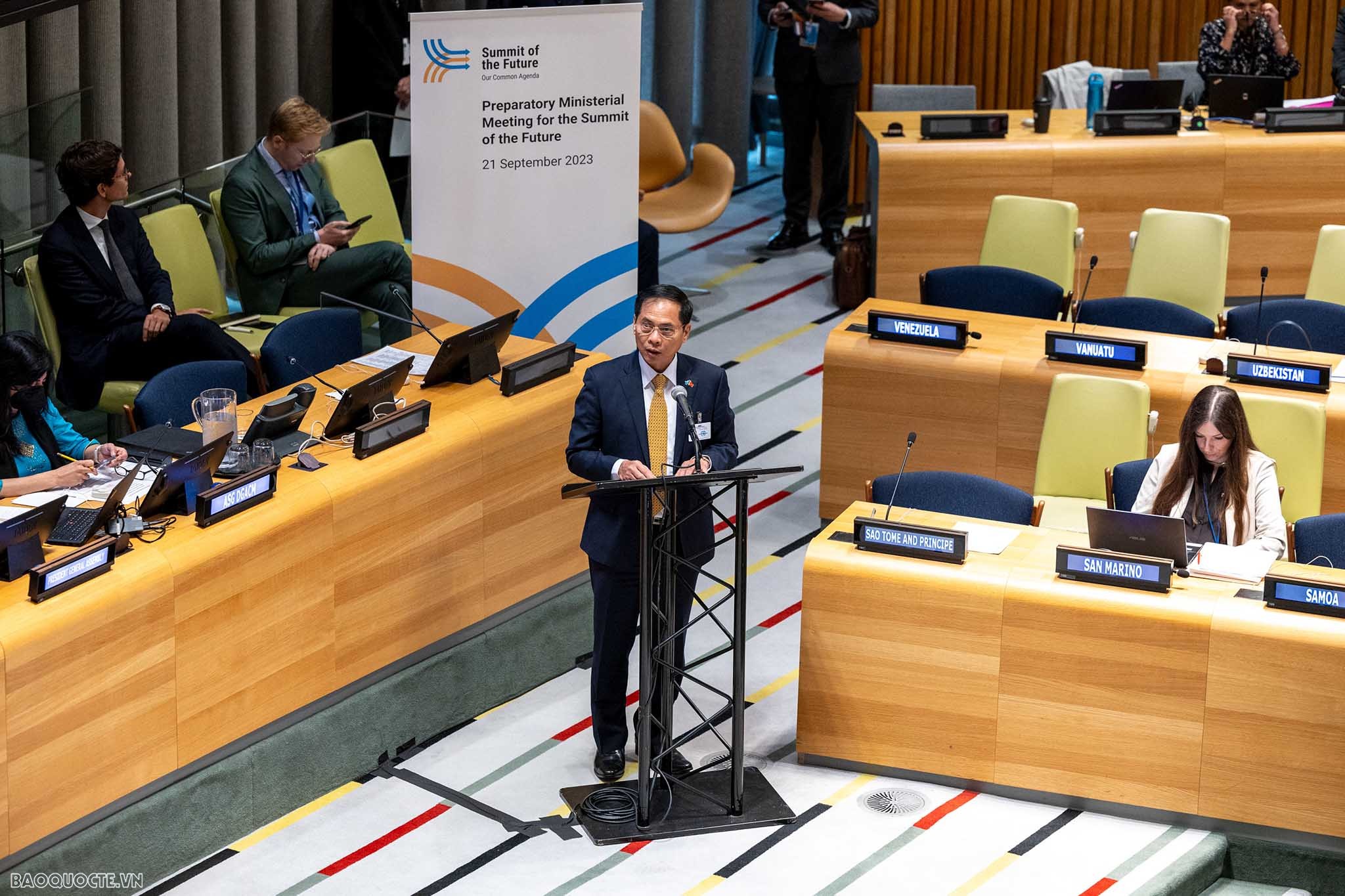 Le ministre des Affaires étrangères participe à la réunion ministérielle sur le Sommet de l’avenir 2024