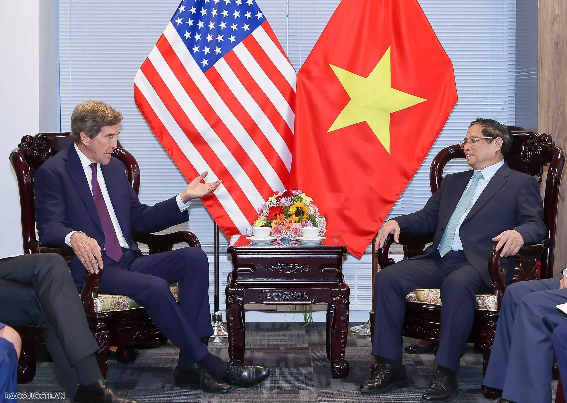 Le Premier ministre Pham Minh Chinh rencontre l’Envoyé spécial du président des États-Unis pour le climat
