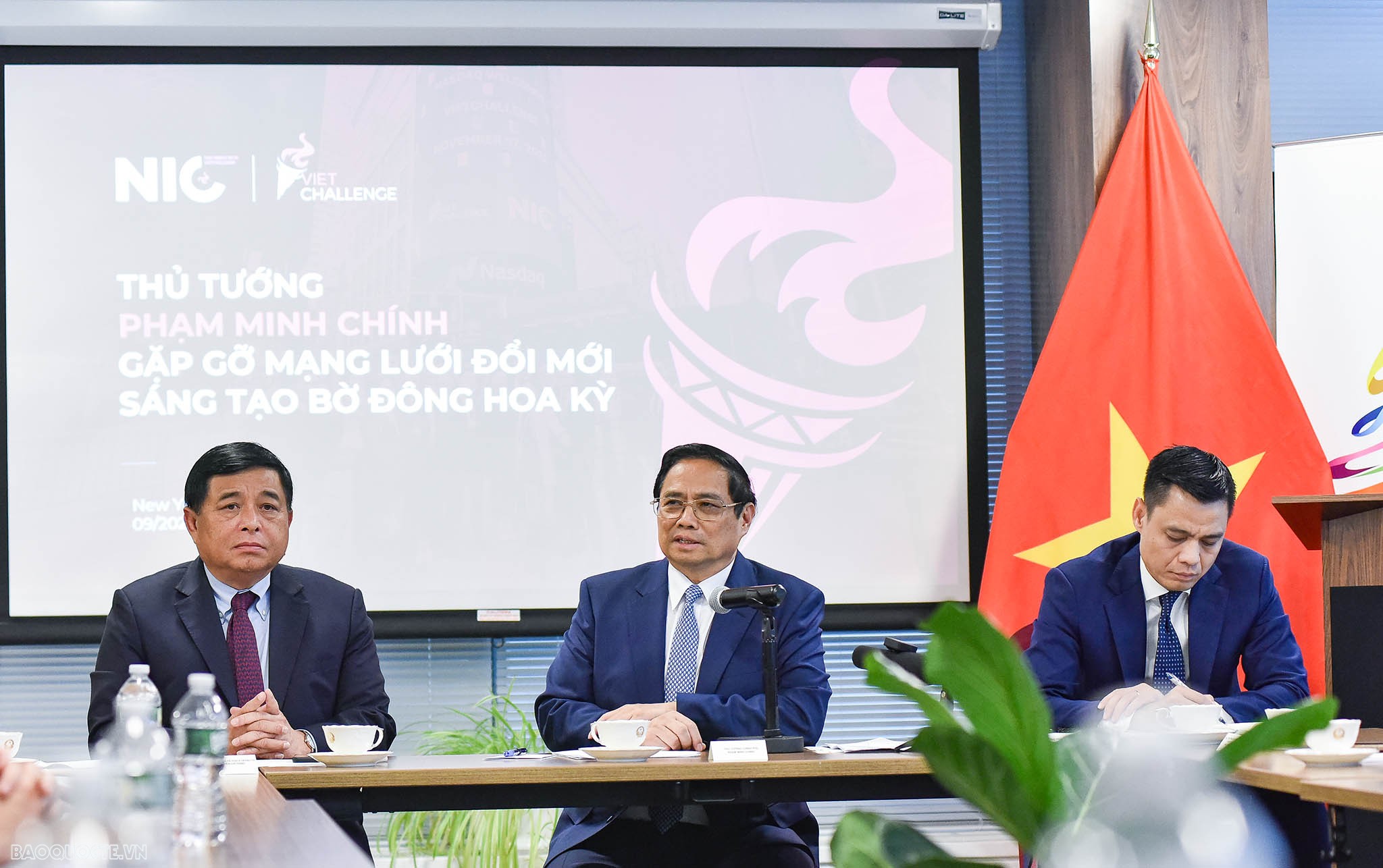 Le Premier ministre Pham Minh Chinh rencontre le Réseau d innovation du Vietnam aux États-Unis