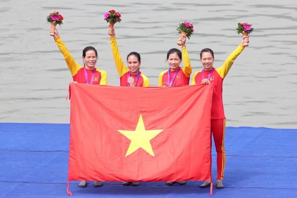 ASIAD 19 L’aviron rapporte au Vietnam sa première médaille