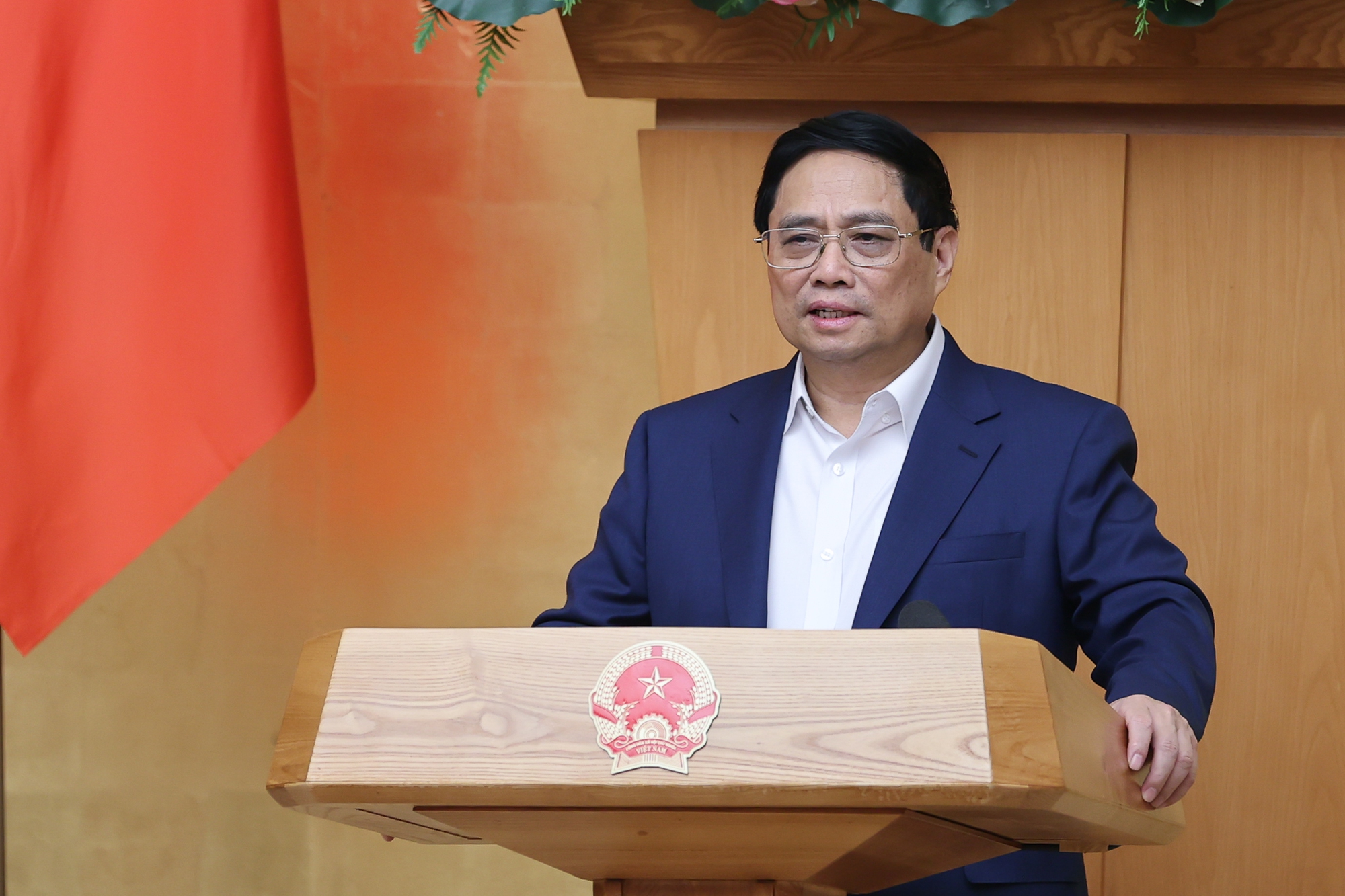 Le Premier ministre préside une réunion du gouvernement sur la préparation de textes juridiques