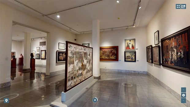 Lancement du premier espace d exposition des beaux-arts en ligne au Vietnam
