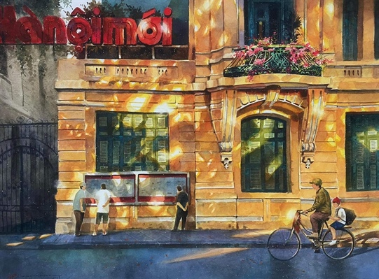 Une exposition sur Hanoi séduit les amateurs d art