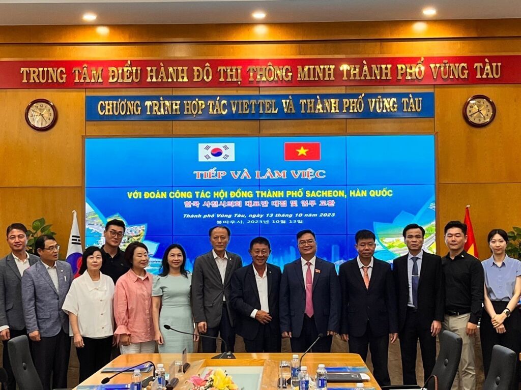 La ville sud-coréenne de Sacheon et Vung Tàu renforcent leurs liens de coopération