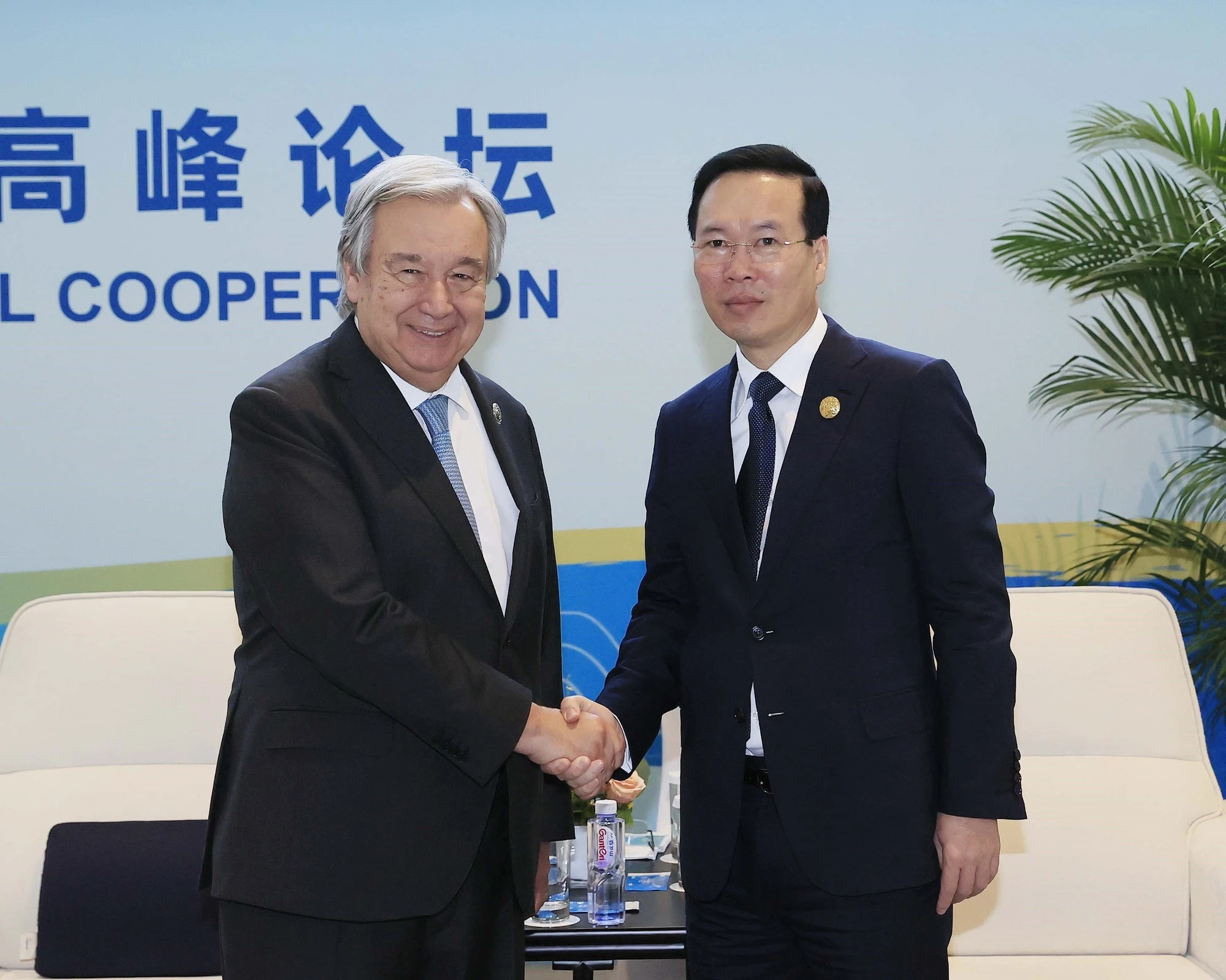 Le président vietnamien rencontre le secrétaire général de l’ONU