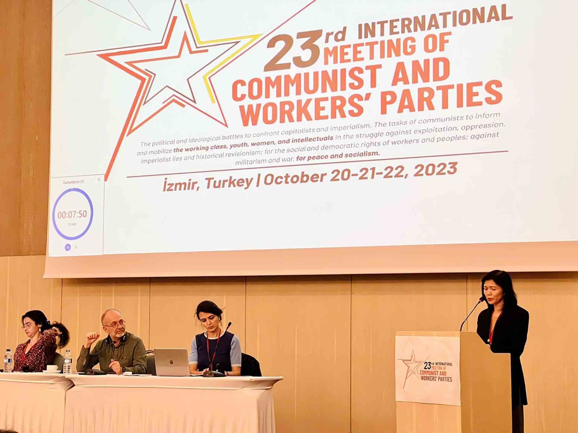 Une délégation du PCV participe à la 23e Rencontre internationale des Partis communistes et ouvriers en Turquie