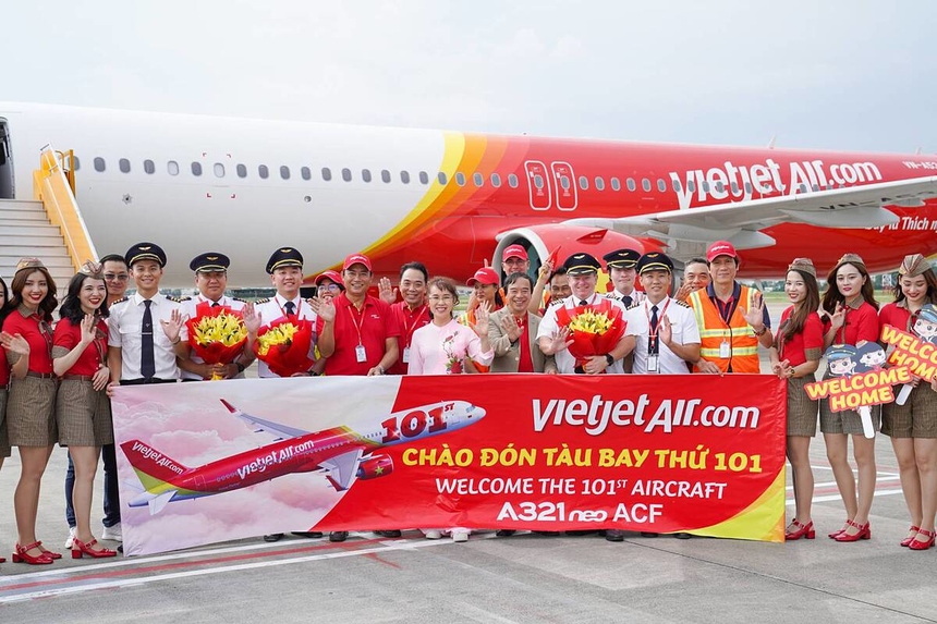Vietjet vient d accueillir son 101e avion