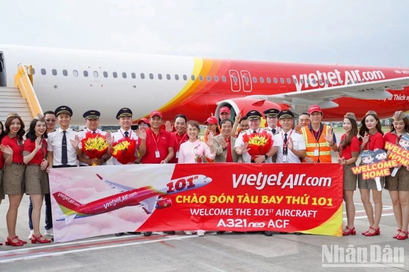 Vietjet Airlines accueille son 101ème avion