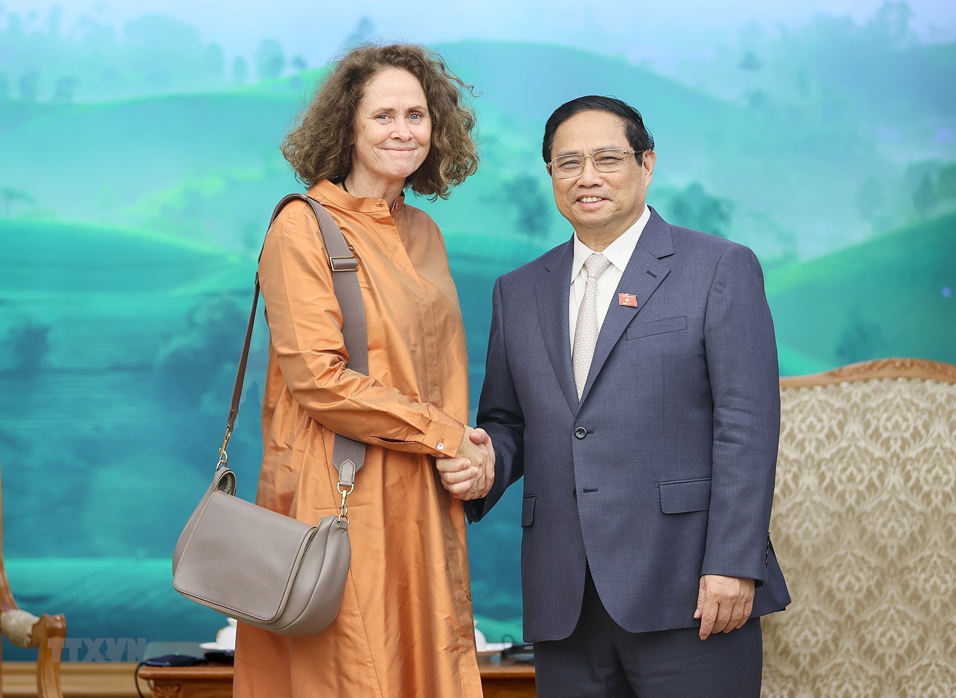 Le Premier ministre reçoit la directrice nationale de la Banque mondiale au Vietnam