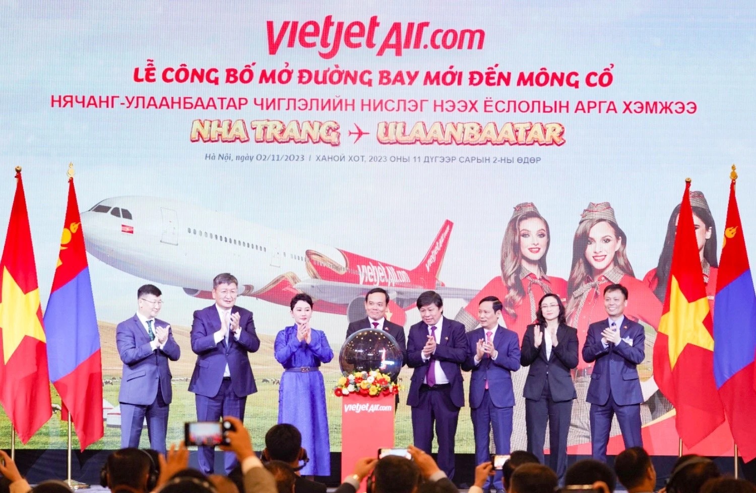 Bientôt un vol direct supplémentaire de Nha Trang vers la Mongolie