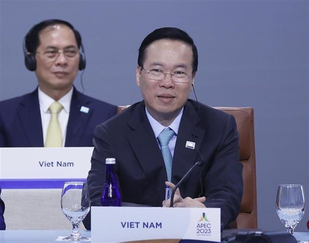 APEC 2023 le Président vietnamien rencontre le PM australien et la Présidente péruvienne