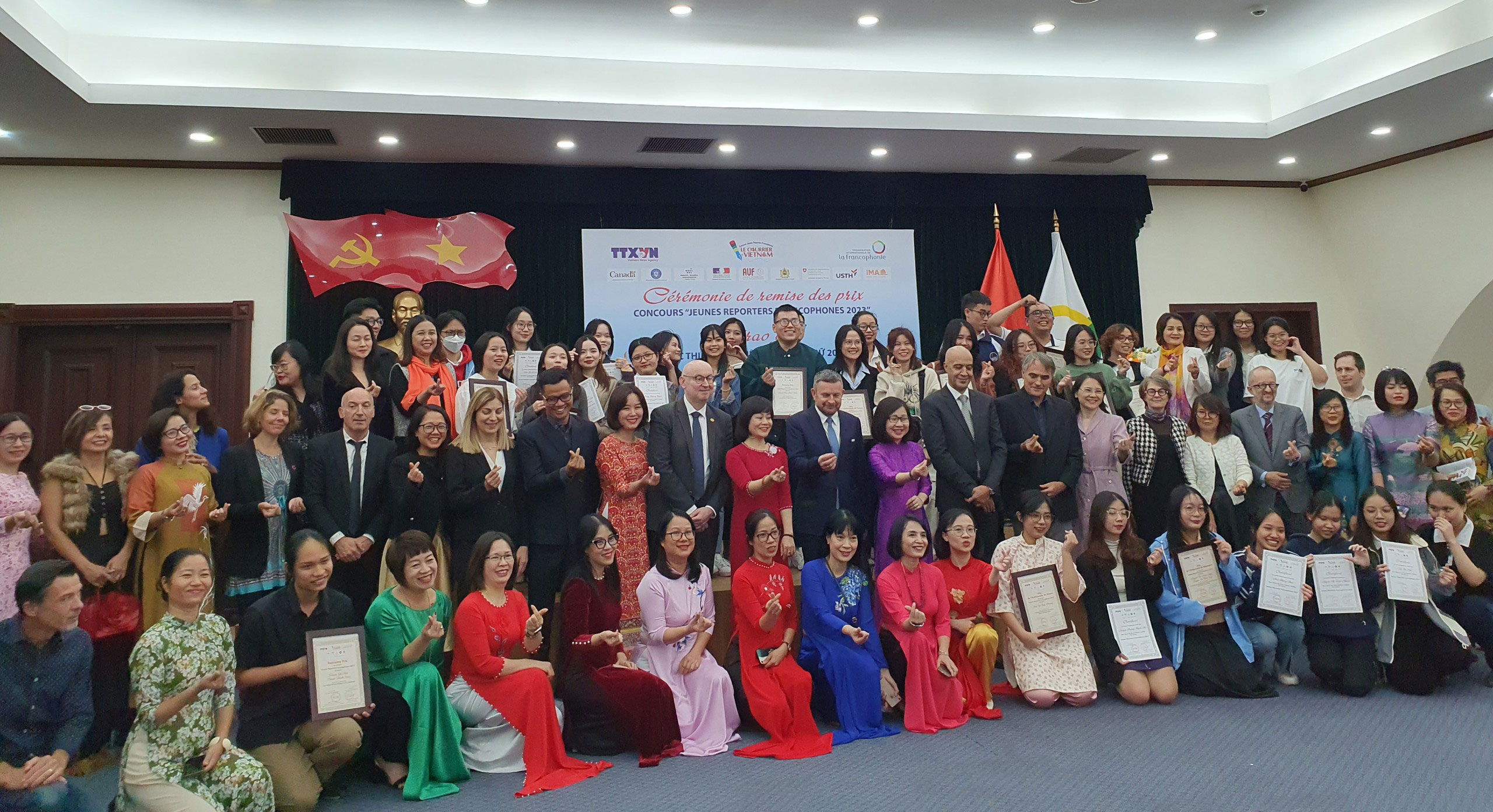 Remise des prix du concours “Jeune Reporter Francophone” 2023