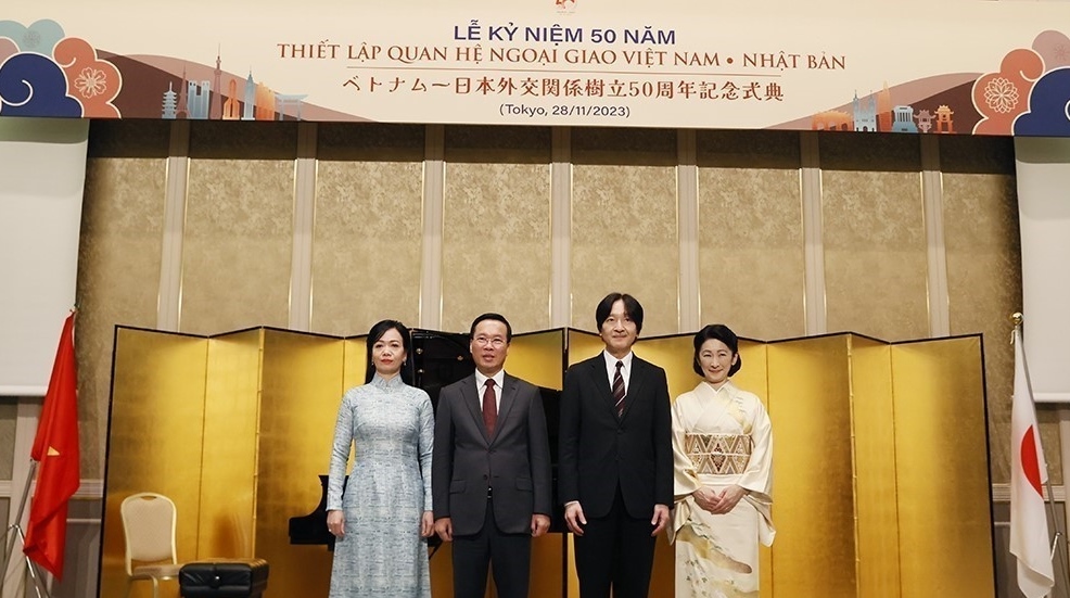 Célébration du 50e anniversaire de l établissement des relations diplomatiques Vietnam-Japon