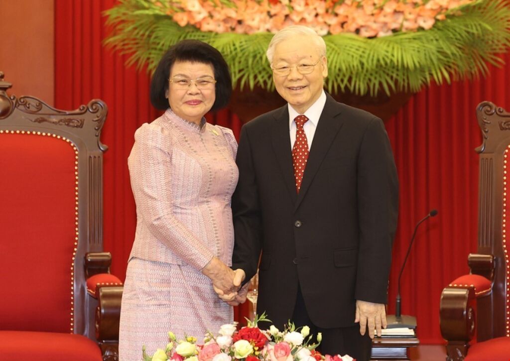 Le chef du PCV reçoit la présidente de l’AN du Cambodge