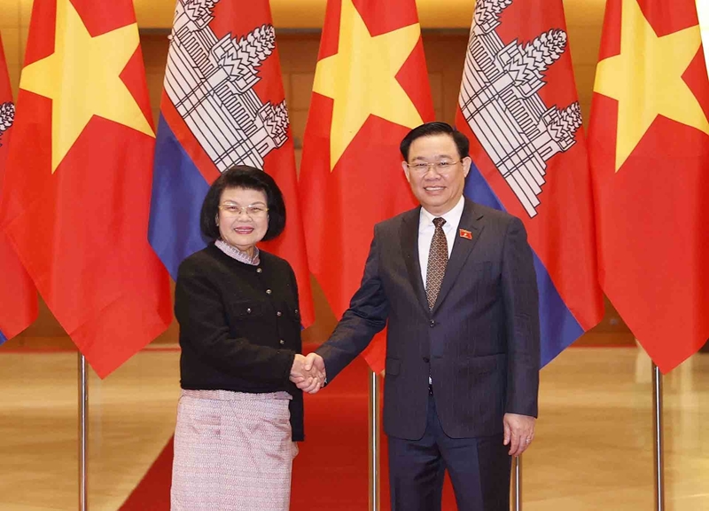 Vietnam-Cambodge Entretien entre les présidents des Assemblées nationales