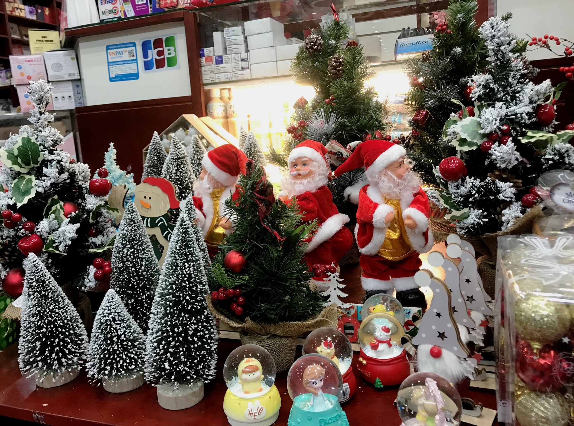 Les produits vietnamiens ont tendance à dominer le marché de Noël