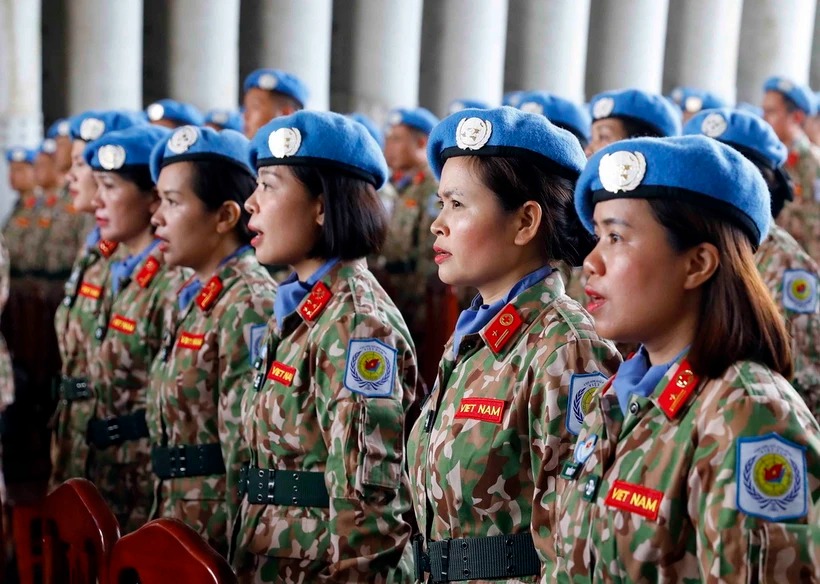 Les femmes soldats vietnamiennes jouent un rôle actif dans les opérations de maintien de la paix de l’ONU