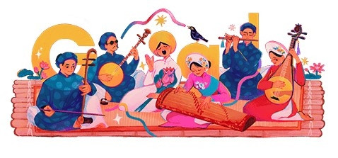 Google Doodle célèbre l art vietnamien du Don Ca Tai Tu