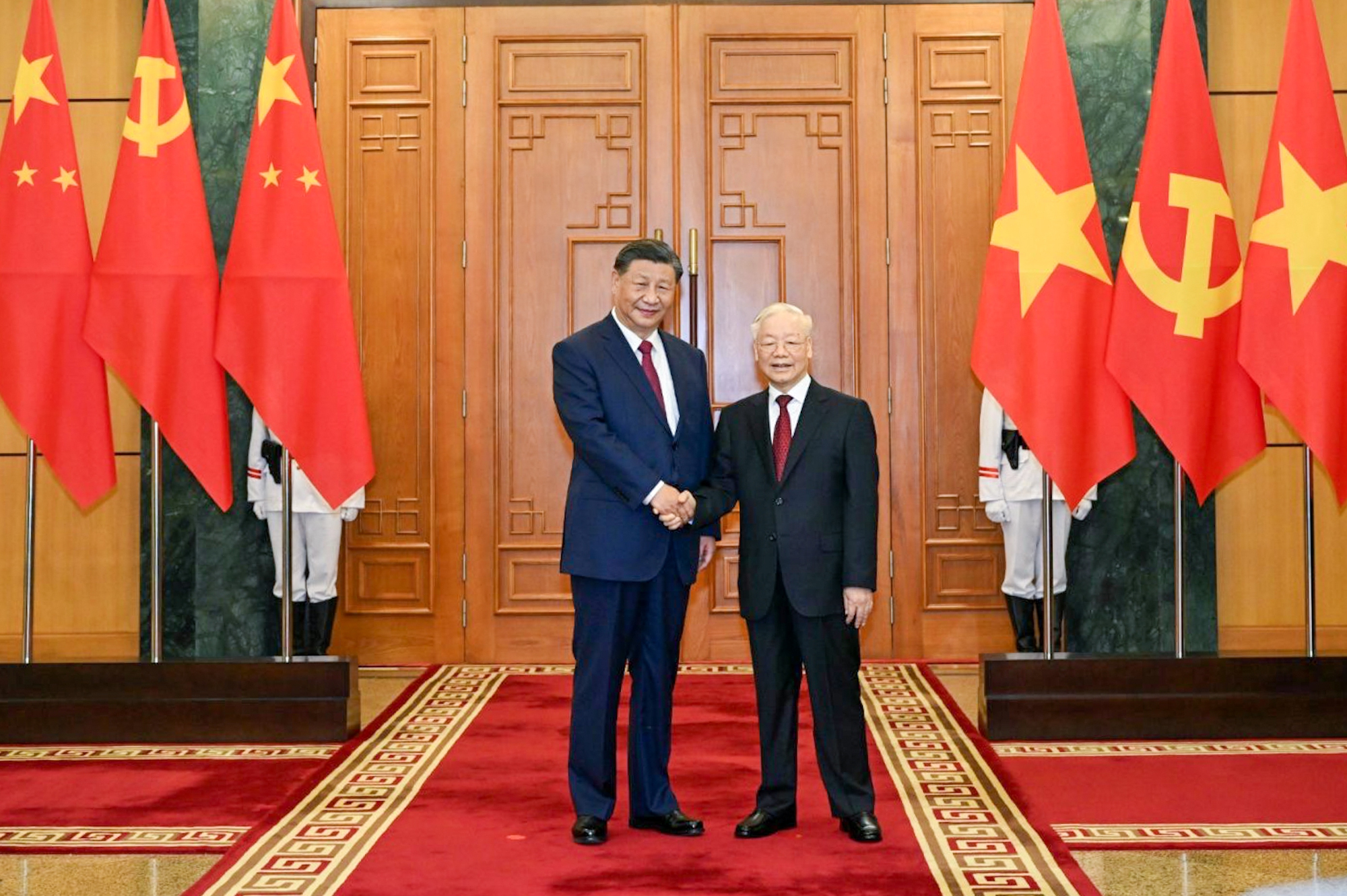 Entretien Nguyen Phu Trong - Xi Jinping