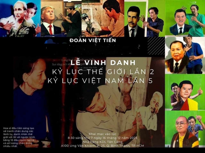 Un artiste vietnamien établit un record mondial de peintures inversées sur verre