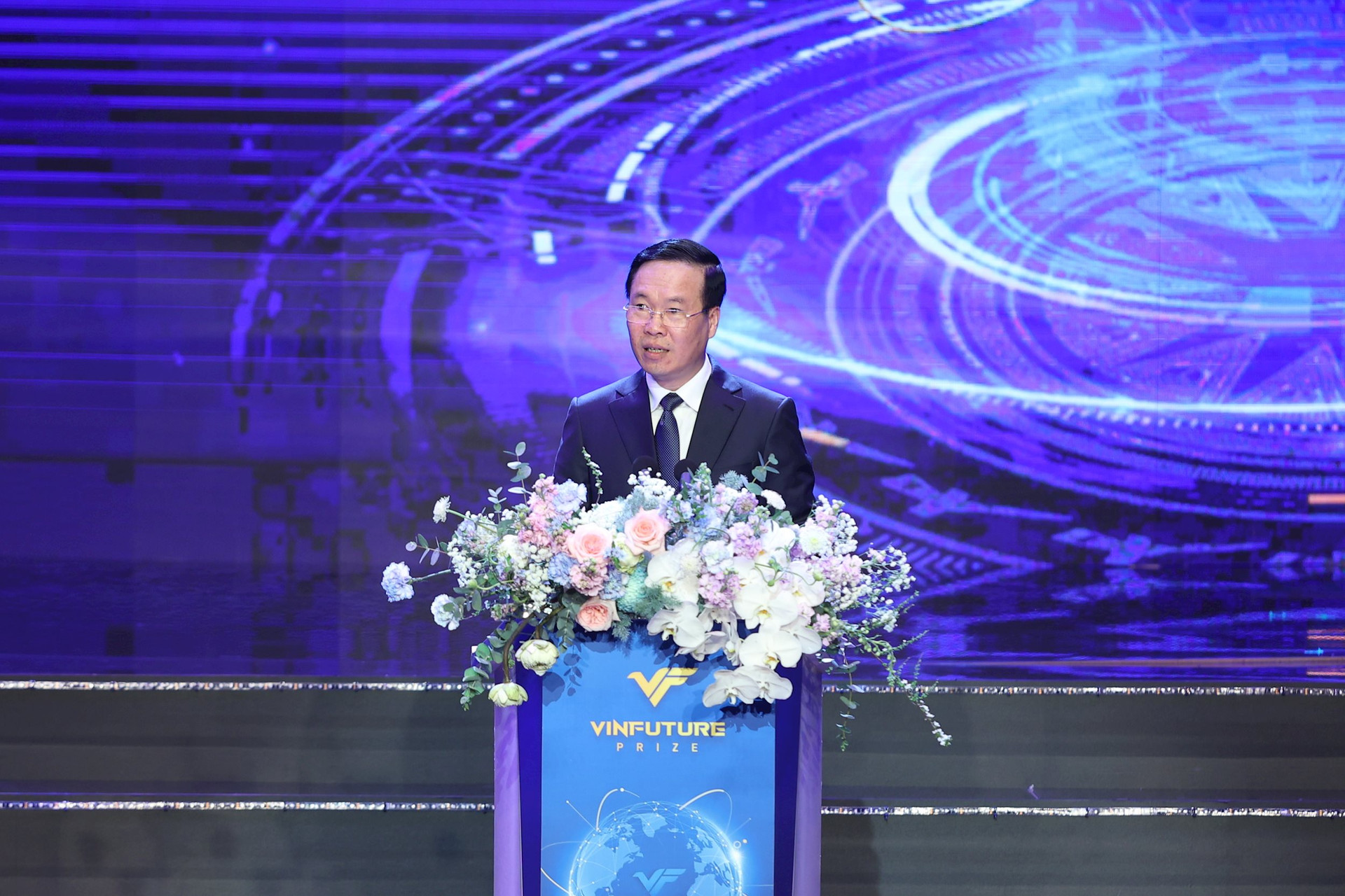 Prix VinFuture 2023 le président salue la noble mission des scientifiques