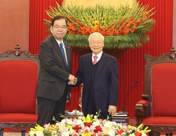 Le leader du PCV reçoit une délégation du Parti communiste du Japon