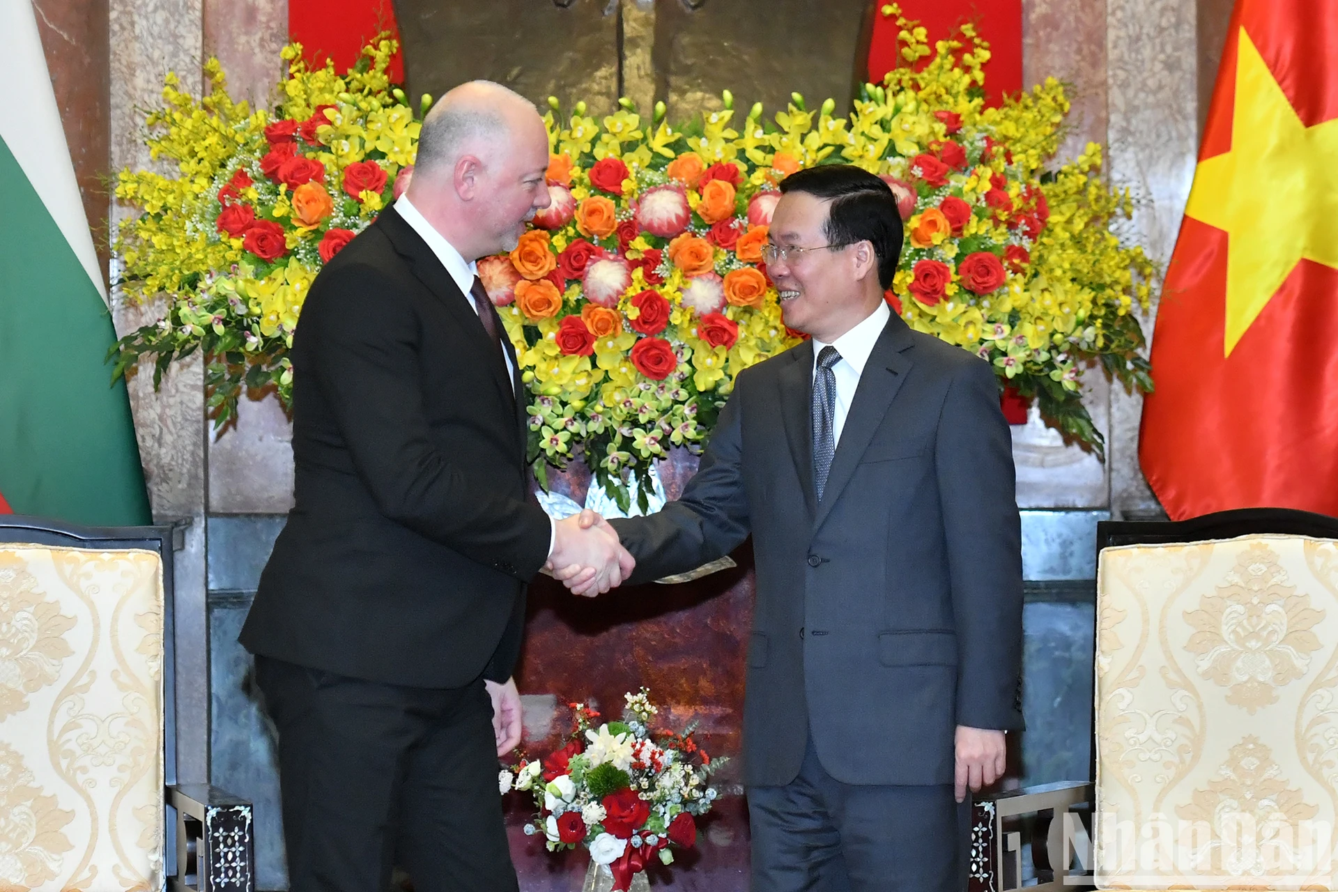 Le président Vo Van Thuong reçoit le président de l Assemblée nationale bulgare