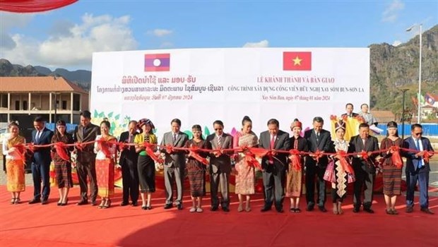 Inauguration du Parc de l amitié Xaysomboun-Son La au Laos