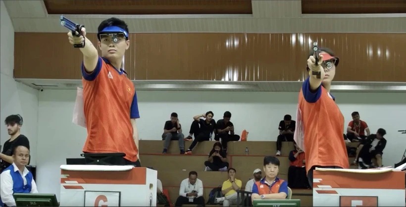 Deux tireurs vietnamiens remportent l’or aux Championnats asiatiques de tir 2024