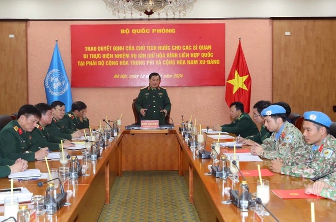 Le Vietnam enverra cinq nouveaux officiers au Soudan du Sud et en République centrafricaine