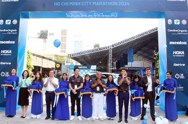 Ouverture du marathon de Ho Chi Minh-Ville 2024
