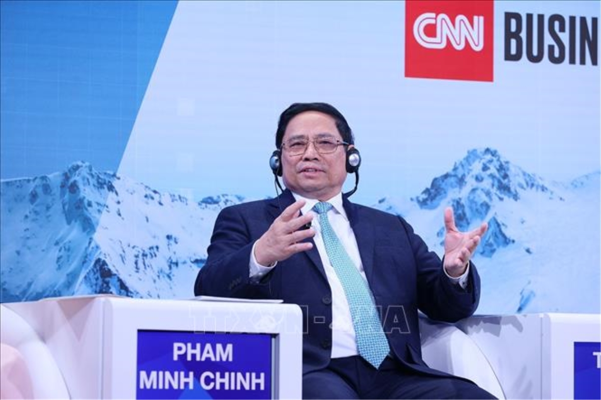 WEF Davos 2024 le Premier ministre Pham Minh Chinh au débat Leçons de l ASEAN