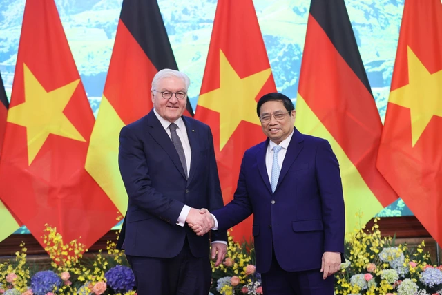 Le Premier ministre Pham Minh Chinh rencontre le président fédéral allemand