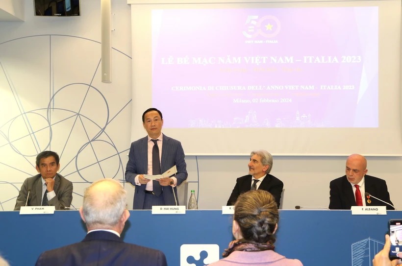 Clôture de l Année du Vietnam en Italie