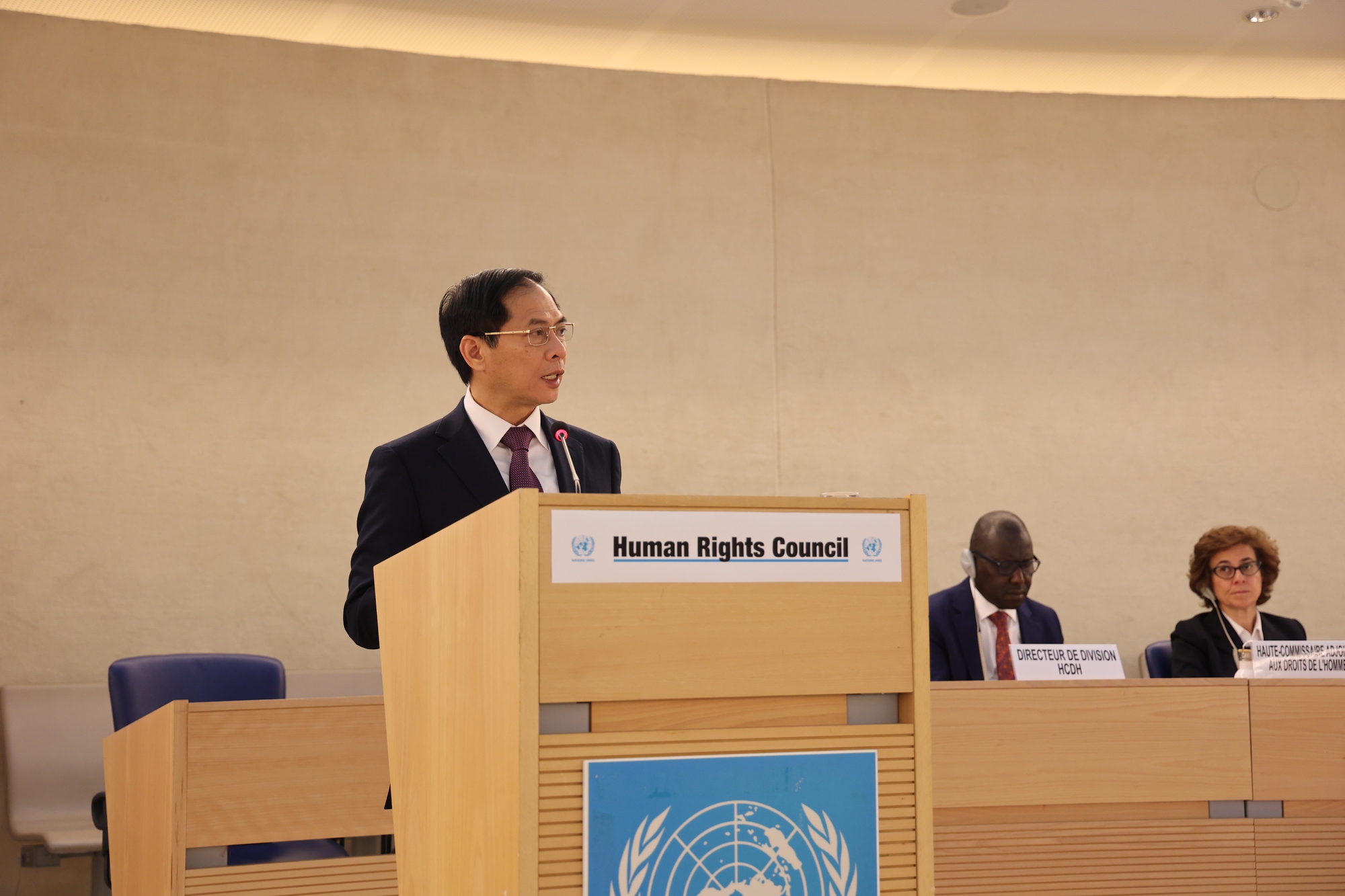 Le ministre des Affaires étrangères à la 55e session du Conseil des droits de l’homme des Nations Unies