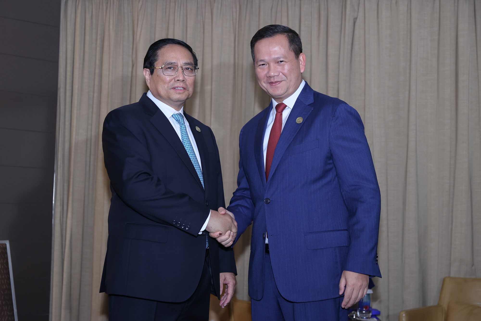 Le Premier ministre Pham Minh Chinh rencontre son homologue cambodgien à Melbourne