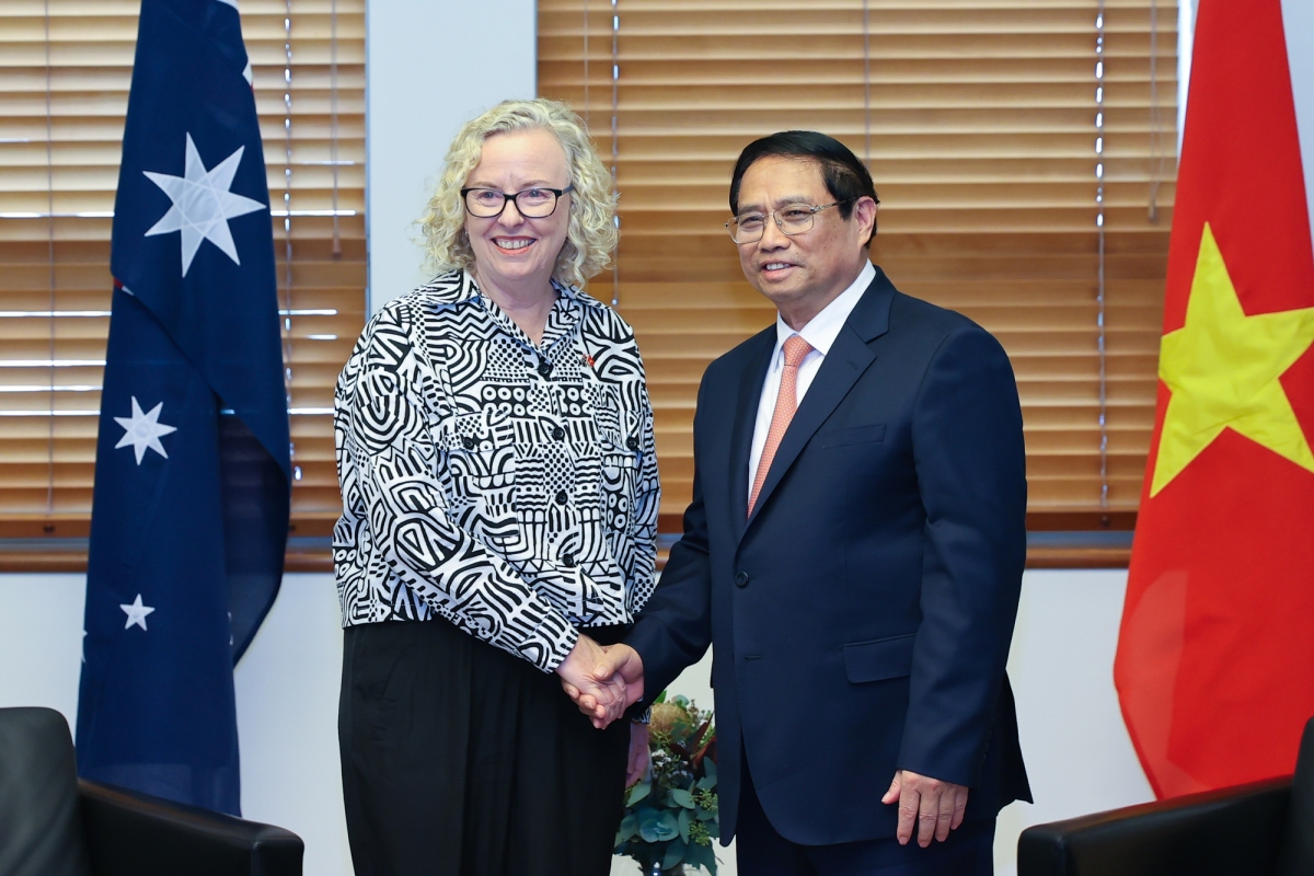 Le PM Pham Minh Chinh rencontre la présidente du Groupe des parlementaires d amitié Australie-Vietnam