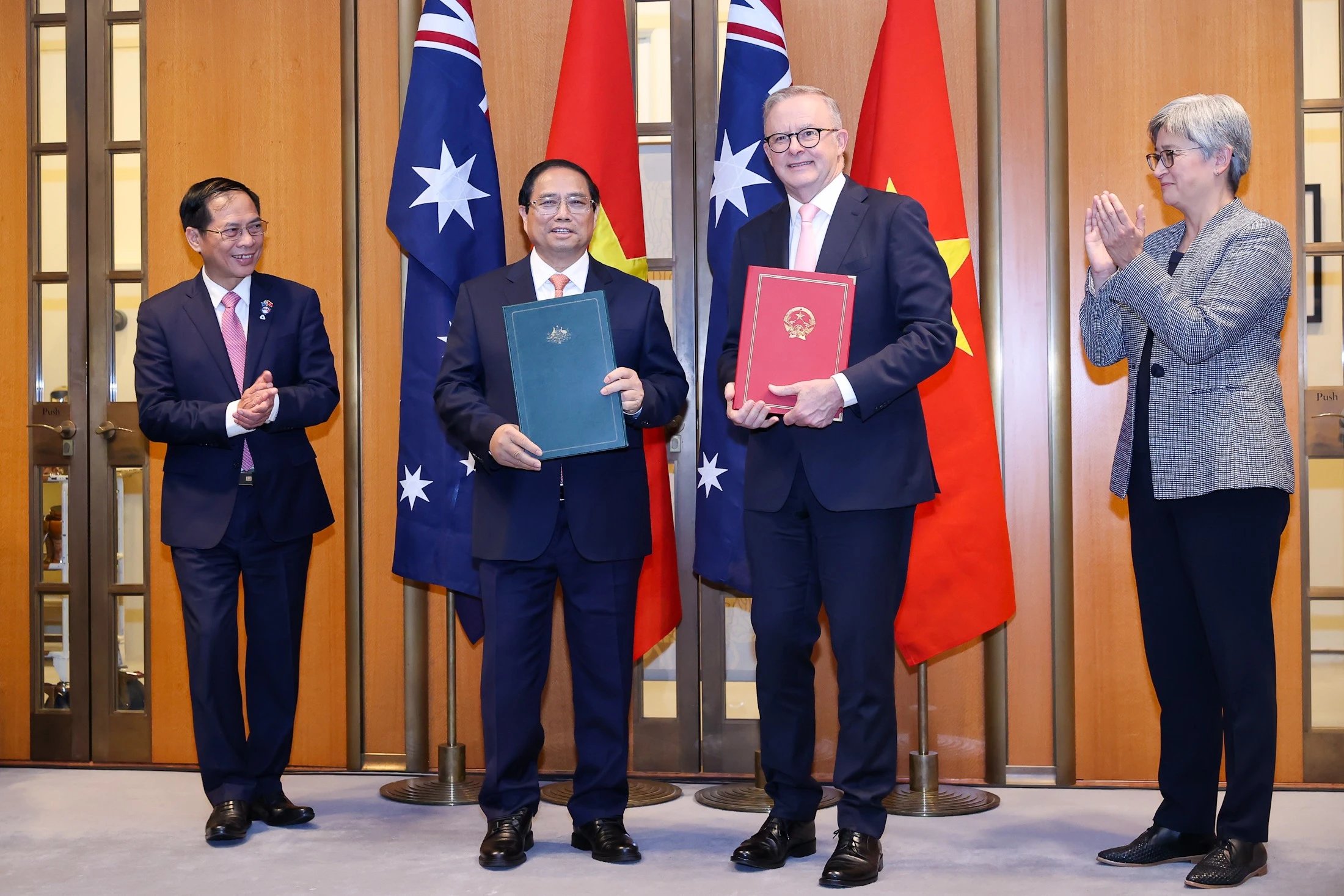 Vietnam-Australie déclaration commune sur l élévation des relations au partenariat stratégique intégral