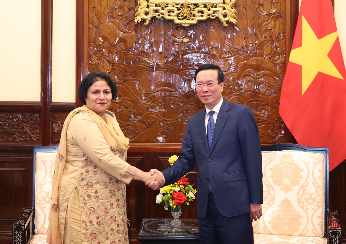 Le président Vo Van Thuong affirme priser les relations de coopération avec le Pakistan