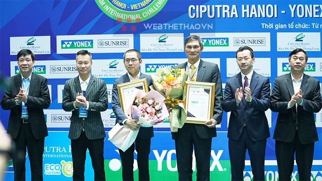 Ouverture du tournoi international de badminton Ciputra Hanoi-Yonex Sunrise 2024