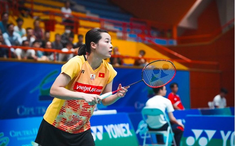 La joueuse de badminton Nguyen Thuy Linh vise haut au Swiss Open 2024