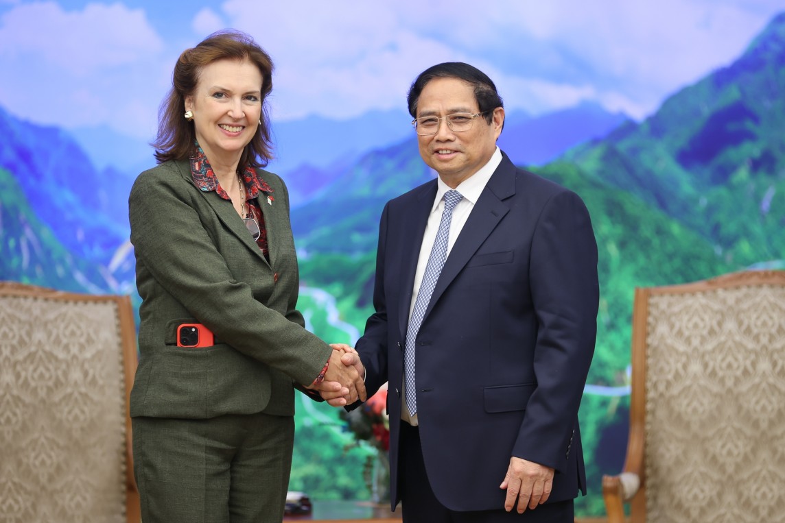 Le Premier ministre reçoit la ministre argentine des Affaires étrangères, du Commerce international et du Culte