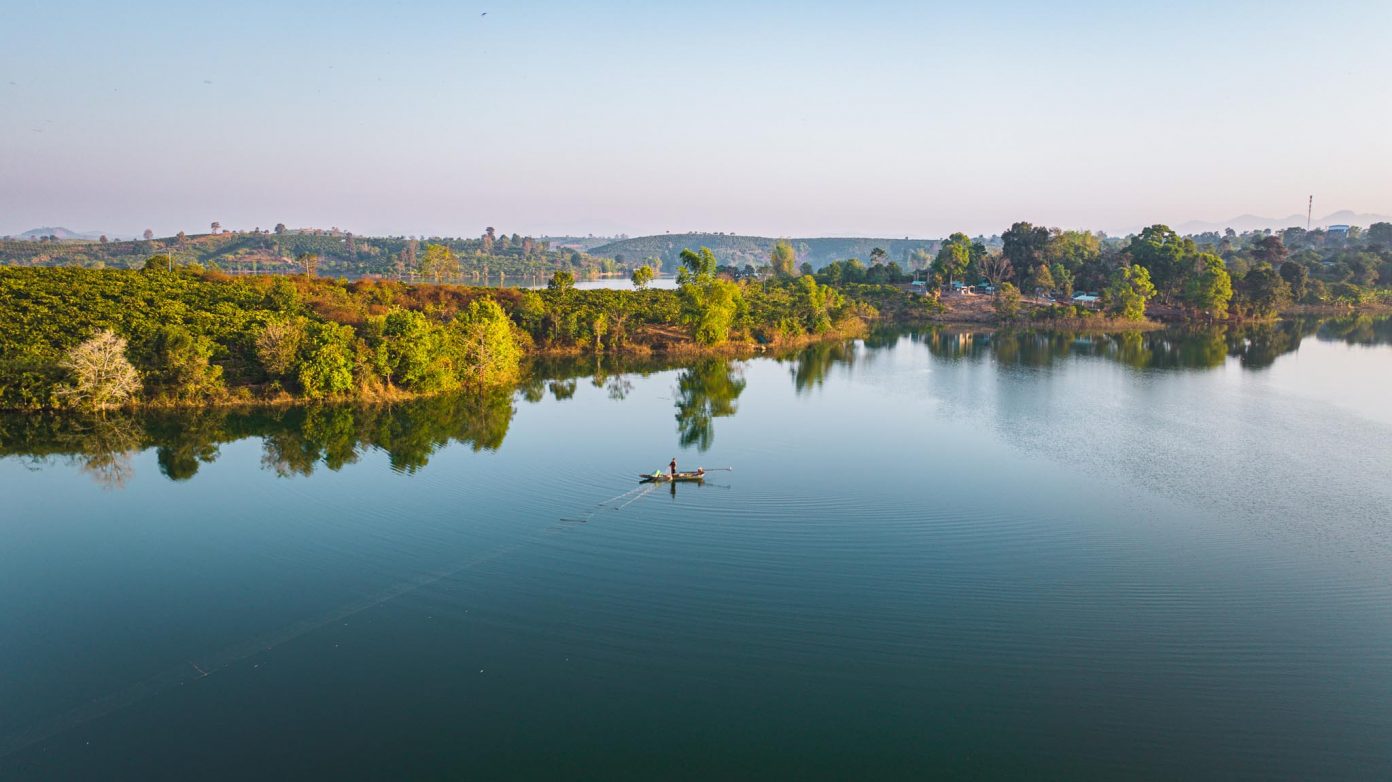 Paysages pittoresques de la capitale du café Dak Ha