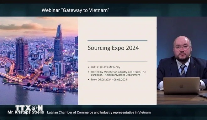 Un webinaire met en lumière le potentiel commercial Vietnam-Lettonie