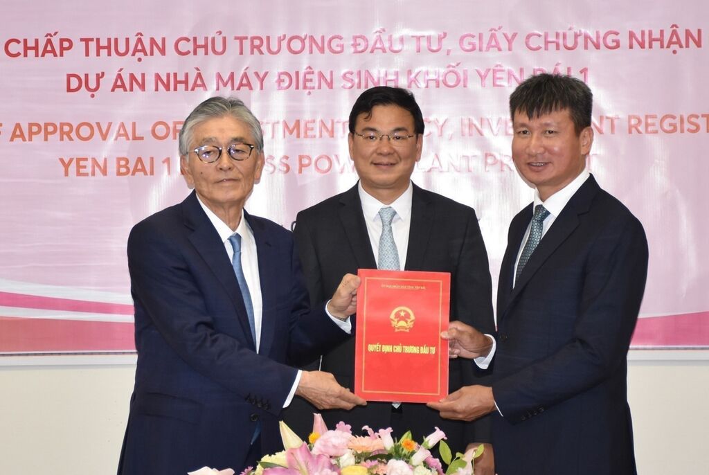 Le groupe japonais Erex investit dans un projet de centrale électrique à biomasse à Yen Bai