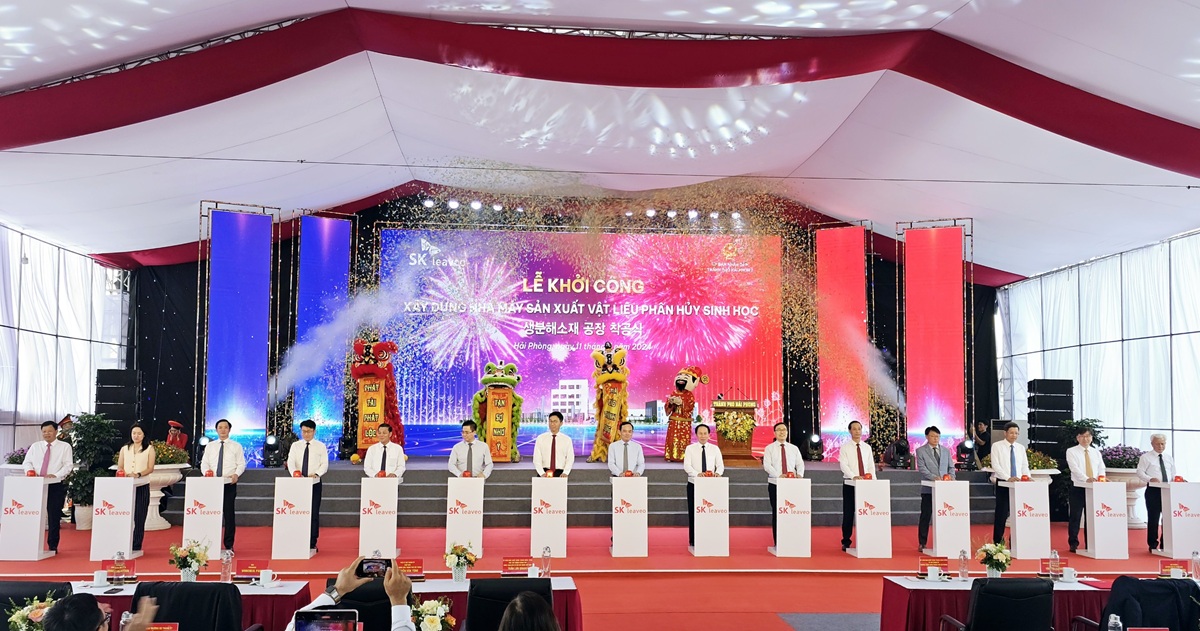 Mise en chantier d une usine de plastiques biodégradables de 100 millions de dollars à Hai Phong