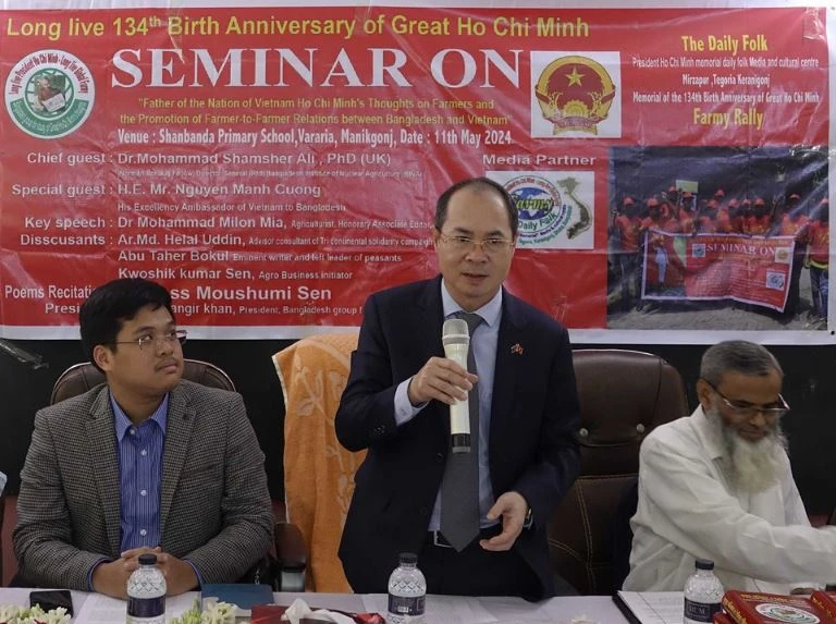 La pensée Hô Chi Minh sur l’agriculture au centre d’un séminaire au Bangladesh