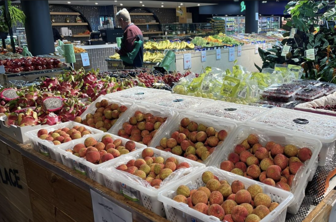Les litchis de Thanh Hà vendus dans des supermarchés australiens pour plus de 23 dollars kg