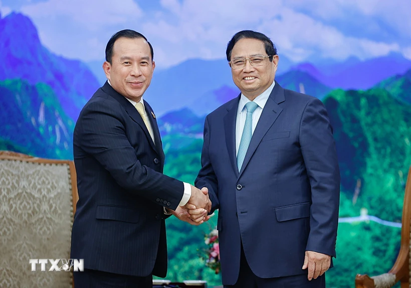 Le Premier ministre Pham Minh Chinh reçoit le ministre cambodgien de l Inspection